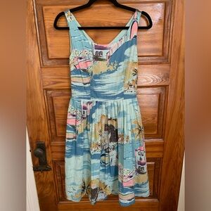 Boden Hattie cotton tea dress